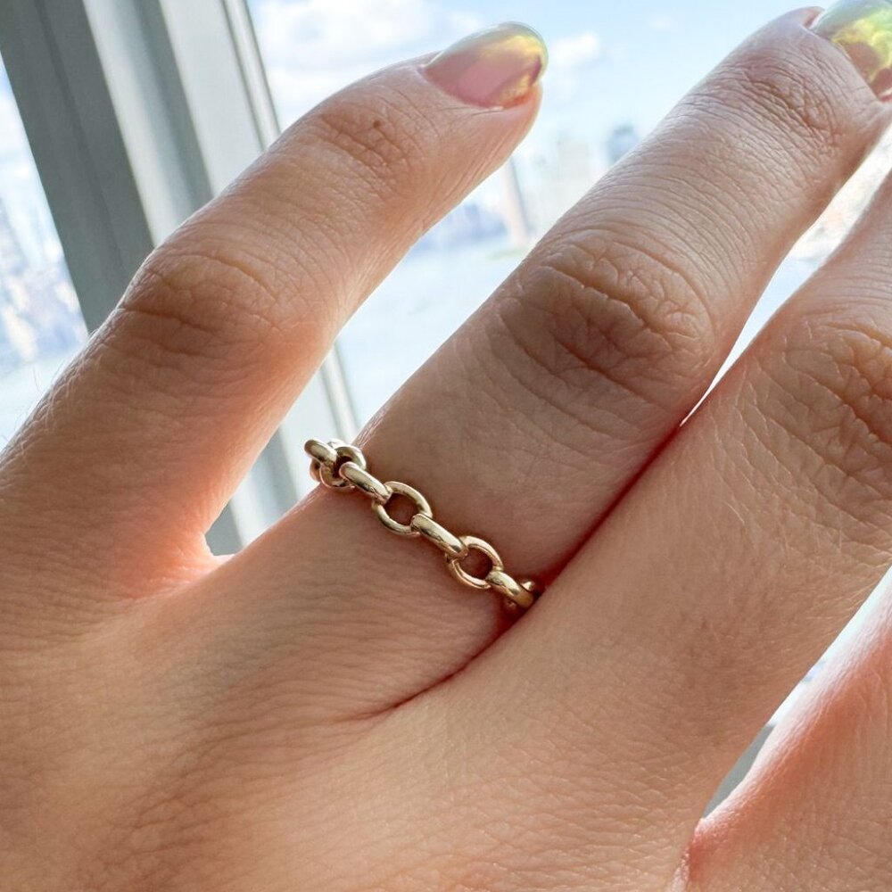 Classic Chain Ring Band by Bichota